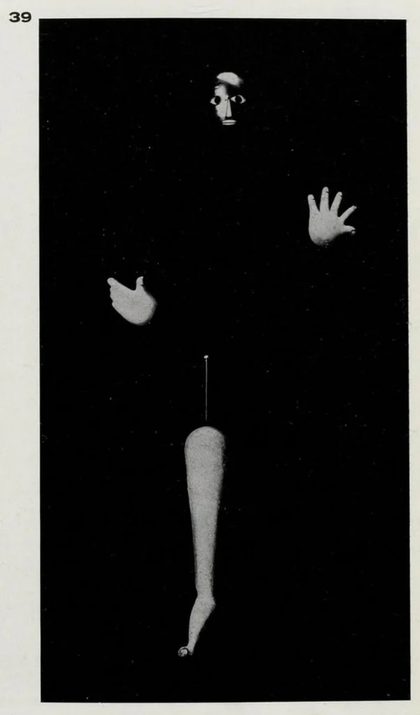 An illustration from Oskar Schlemmer et Al. - Die Bühne am Bauhaus, 1925, leaf 40