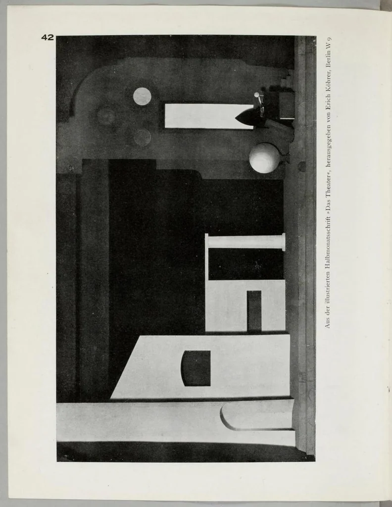An illustration from Oskar Schlemmer et Al. - Die Bühne am Bauhaus, 1925, leaf 43