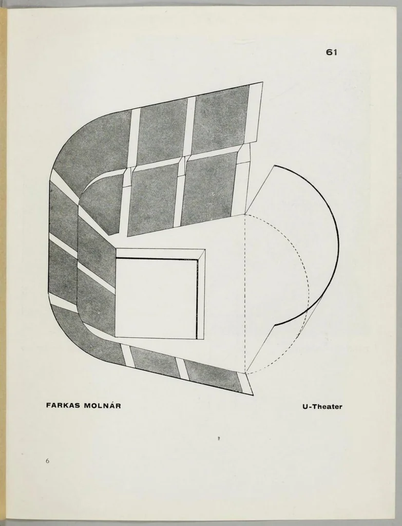 An illustration from Oskar Schlemmer et Al. - Die Bühne am Bauhaus, 1925, leaf 65