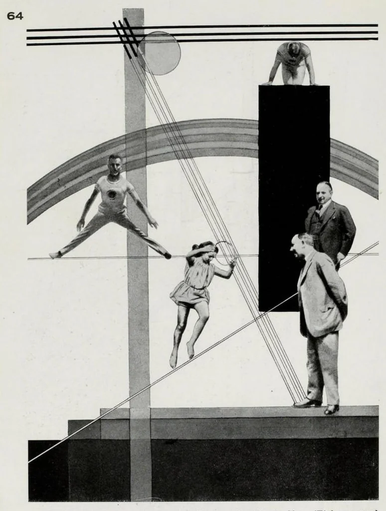 An illustration from Oskar Schlemmer et Al. - Die Bühne am Bauhaus, 1925, leaf 68