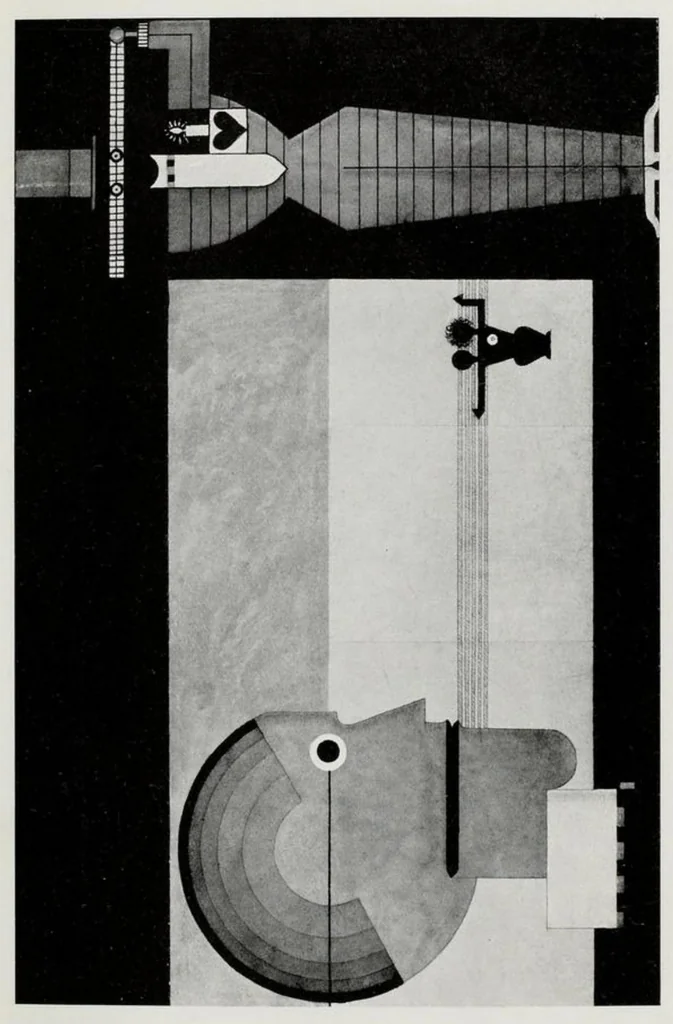 An illustration from Oskar Schlemmer et Al. - Die Bühne am Bauhaus, 1925, leaf 71