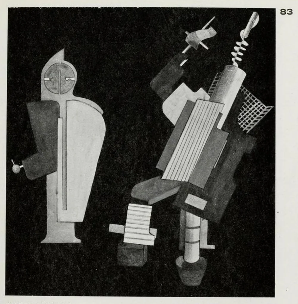 An illustration from Oskar Schlemmer et Al. - Die Bühne am Bauhaus, 1925, leaf 87