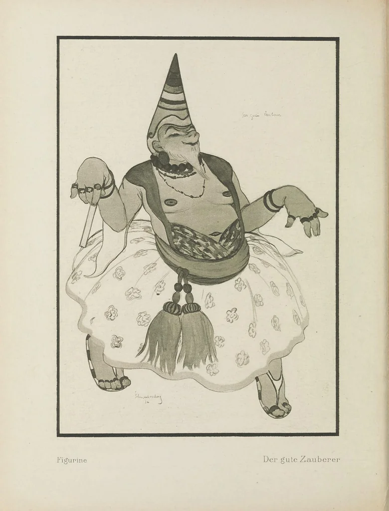 An illustration from Schnackenberg : Kostüme, Plakate und Dekorationen : 43 Tafeln, 1920, leaf 30