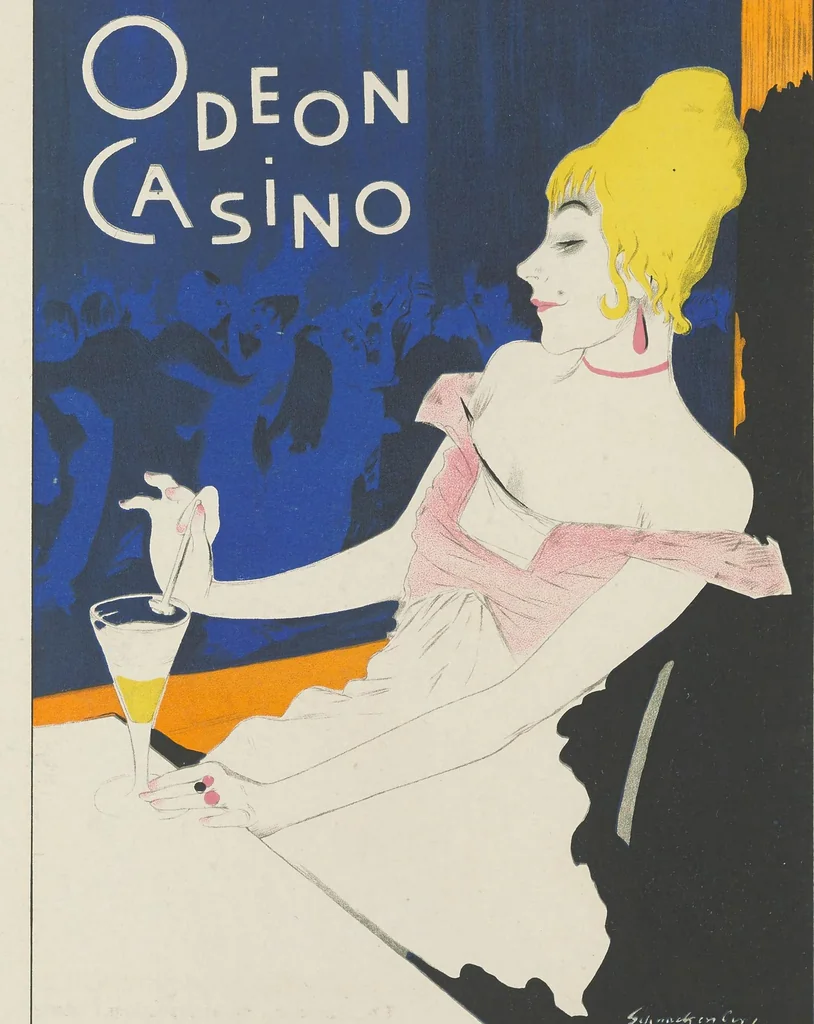 An illustration from Schnackenberg : Kostüme, Plakate und Dekorationen : 43 Tafeln, 1920, leaf 44