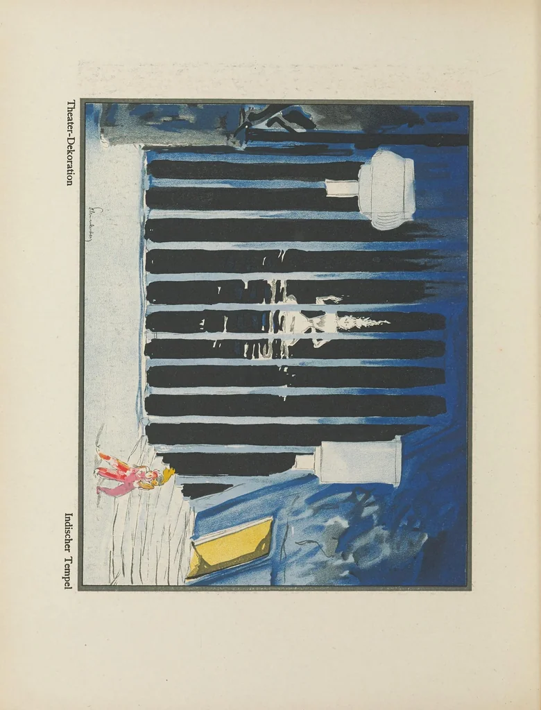 An illustration from Schnackenberg : Kostüme, Plakate und Dekorationen : 43 Tafeln, 1920, leaf 46