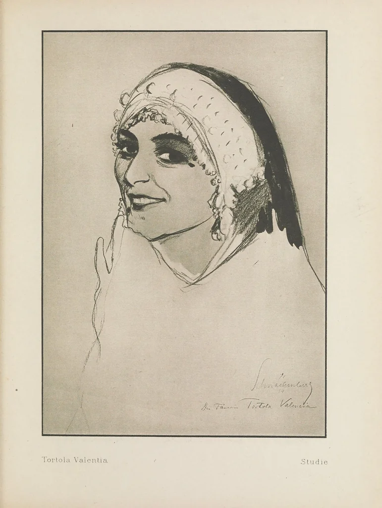 An illustration from Schnackenberg : Kostüme, Plakate und Dekorationen : 43 Tafeln, 1920, leaf 55
