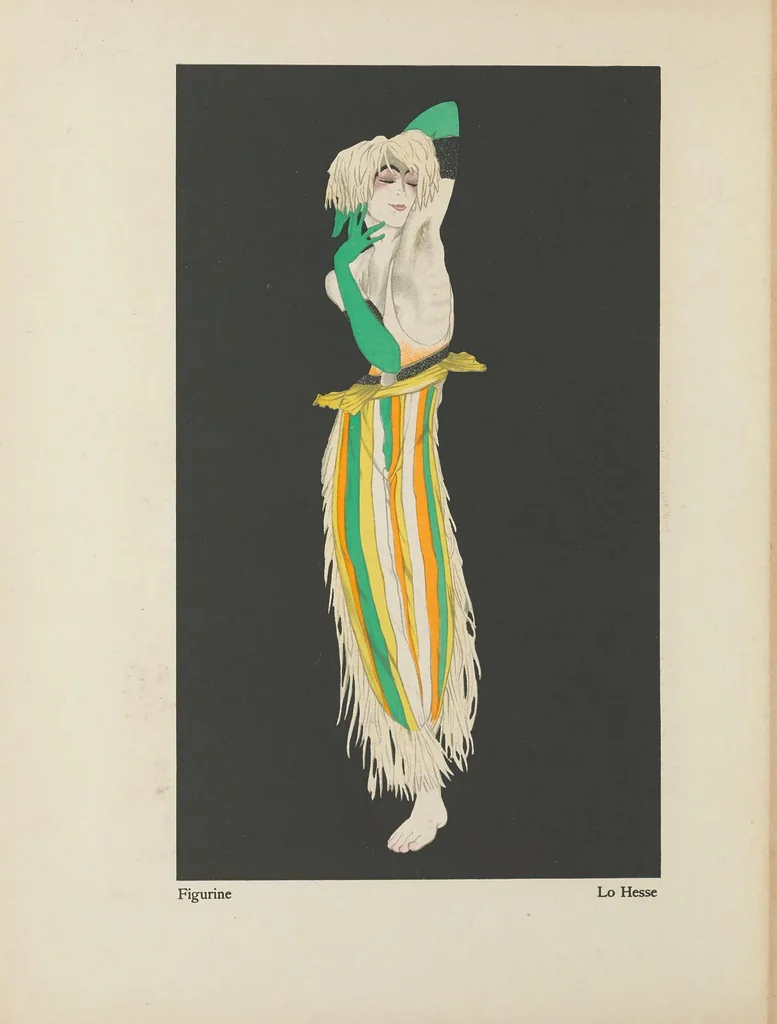 An illustration from Schnackenberg : Kostüme, Plakate und Dekorationen : 43 Tafeln, 1920, leaf 58