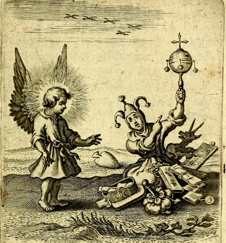 An illustration from Schola cordis siue aversi à deo cordis ac eumdem reductio, et instructio .., 1663, leaf 126
