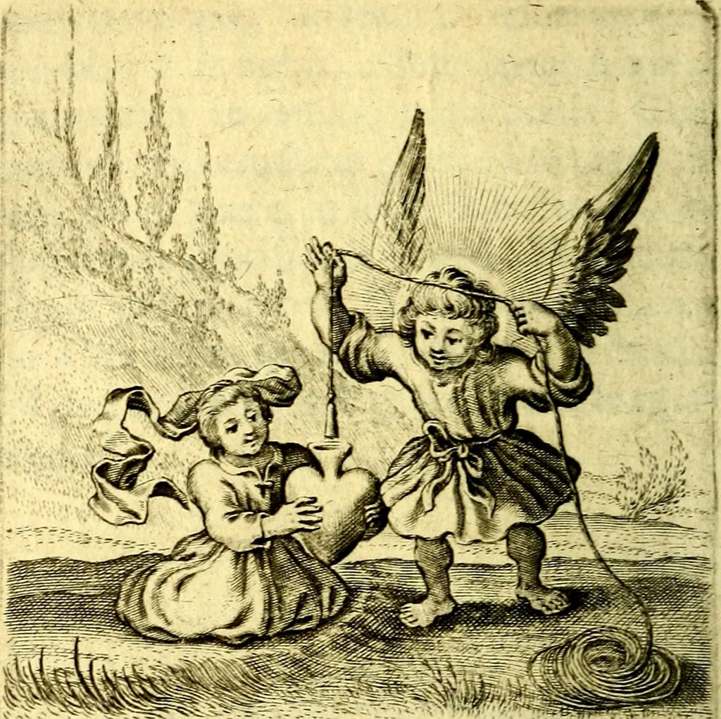 An illustration from Schola cordis siue aversi à deo cordis ac eumdem reductio, et instructio .., 1663, leaf 329