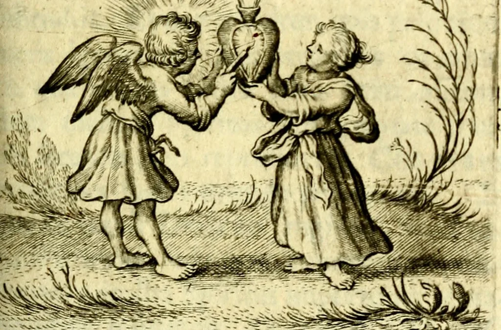 An illustration from Schola cordis siue aversi à deo cordis ac eumdem reductio, et instructio .., 1663, leaf 366