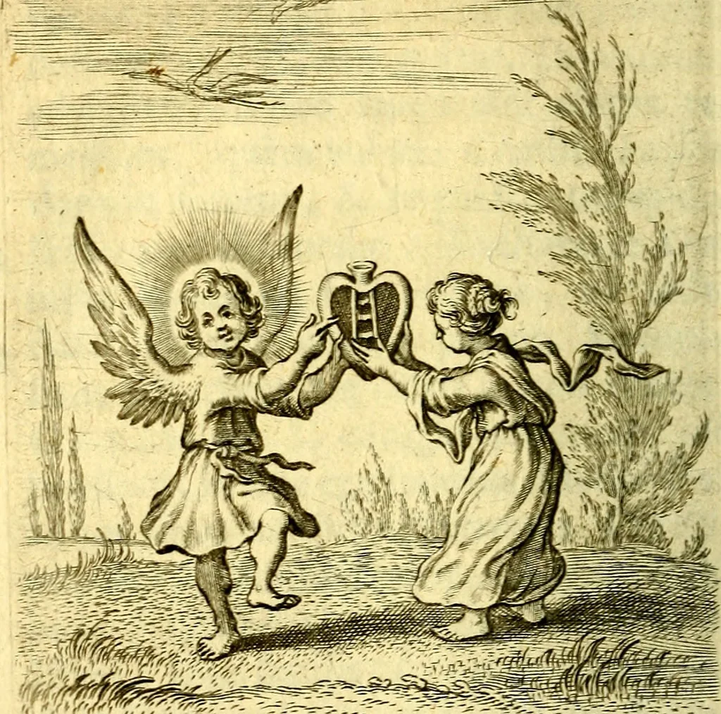 An illustration from Schola cordis siue aversi à deo cordis ac eumdem reductio, et instructio .., 1663, leaf 449