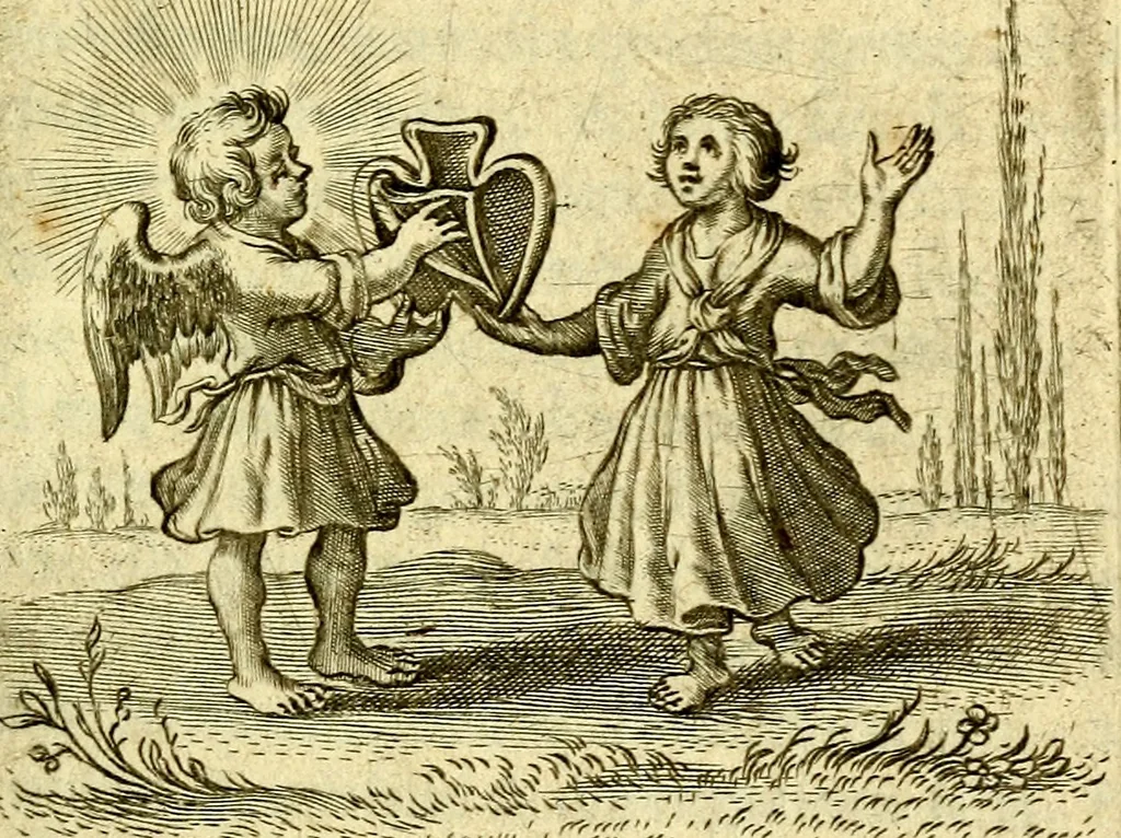 An illustration from Schola cordis siue aversi à deo cordis ac eumdem reductio, et instructio .., 1663, leaf 458