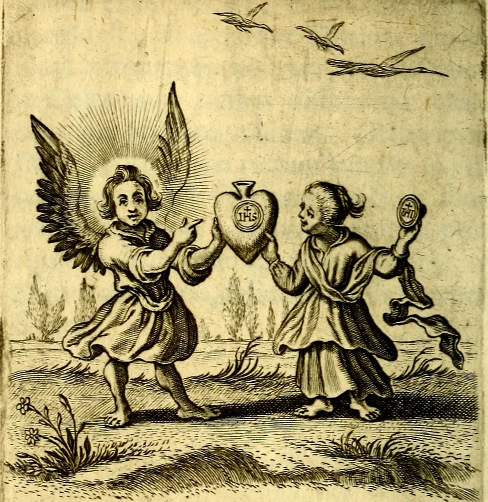 An illustration from Schola cordis siue aversi à deo cordis ac eumdem reductio, et instructio .., 1663, leaf 479