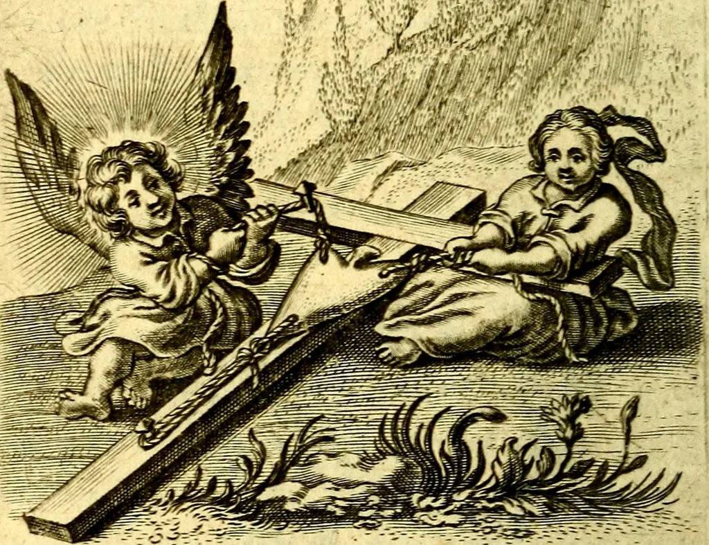 An illustration from Schola cordis siue aversi à deo cordis ac eumdem reductio, et instructio .., 1663, leaf 631