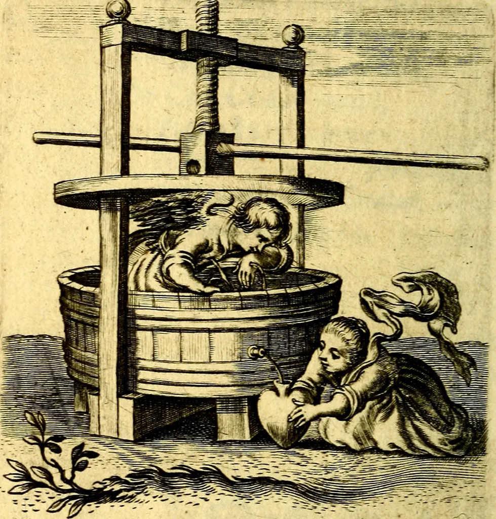 An illustration from Schola cordis siue aversi à deo cordis ac eumdem reductio, et instructio .., 1663, leaf 663