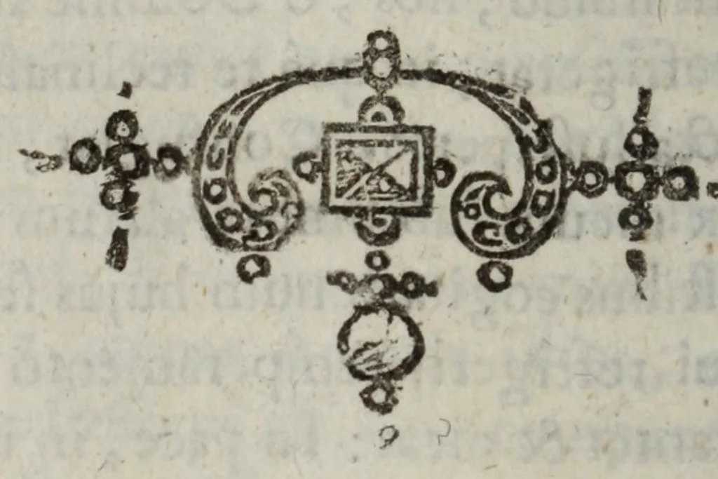 An illustration from Schola cordis, sive, Aversià Deo Cordis ad eumdem reductio, et instructio, 1699, leaf 648