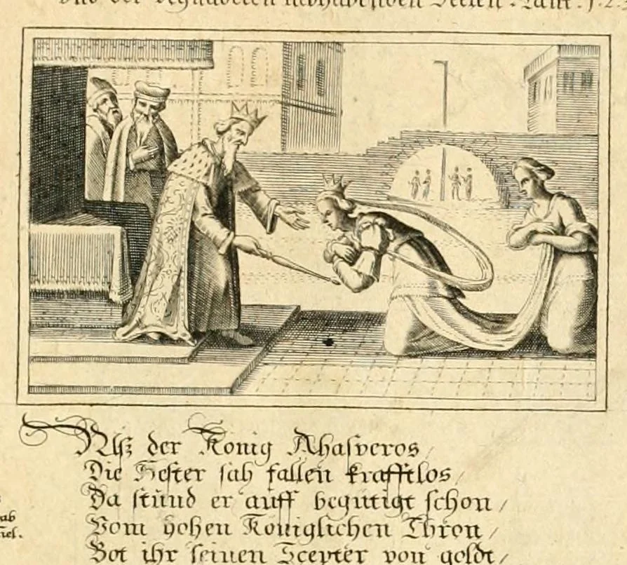An illustration from Schöne ausserlesene sin[n]reiche Figuren auch Gleichnussen Erkläringen Gebettlein vnd hohe Lehr[n] : zum Theil auss heiliger Schrifft wie auch zum Theil auss der alten Christlichen Kirchen Lehrer[n] Schrifften gezogen vnd in Teutsche Reimen verfasst, leaf 33
