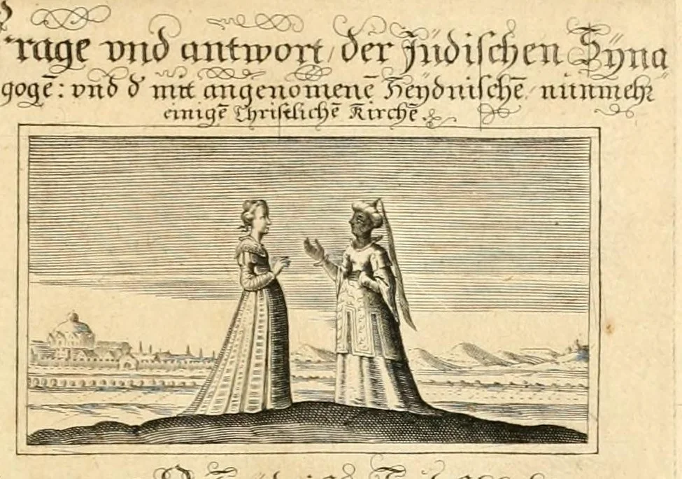 An illustration from Schöne ausserlesene sin[n]reiche Figuren auch Gleichnussen Erkläringen Gebettlein vnd hohe Lehr[n] : zum Theil auss heiliger Schrifft wie auch zum Theil auss der alten Christlichen Kirchen Lehrer[n] Schrifften gezogen vnd in Teutsche Reimen verfasst, leaf 37