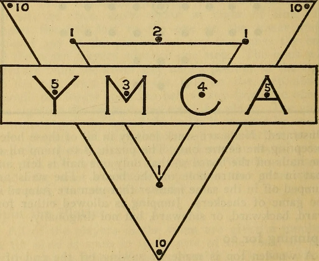 An illustration from School, church, and home games, 1921, leaf 63