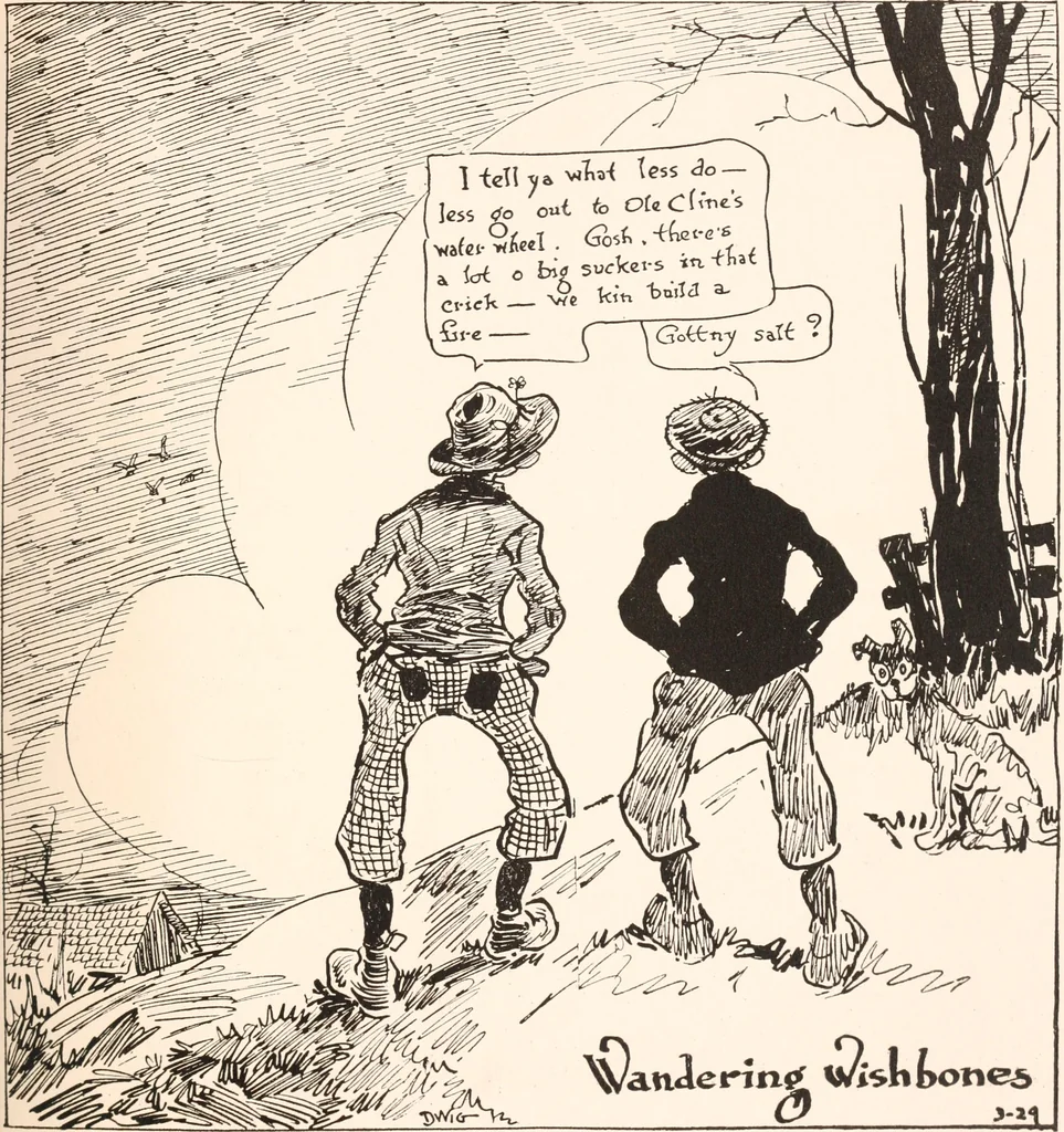 An illustration from School days, 1919, leaf 10