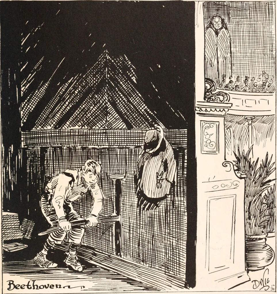 An illustration from School days, 1919, leaf 100