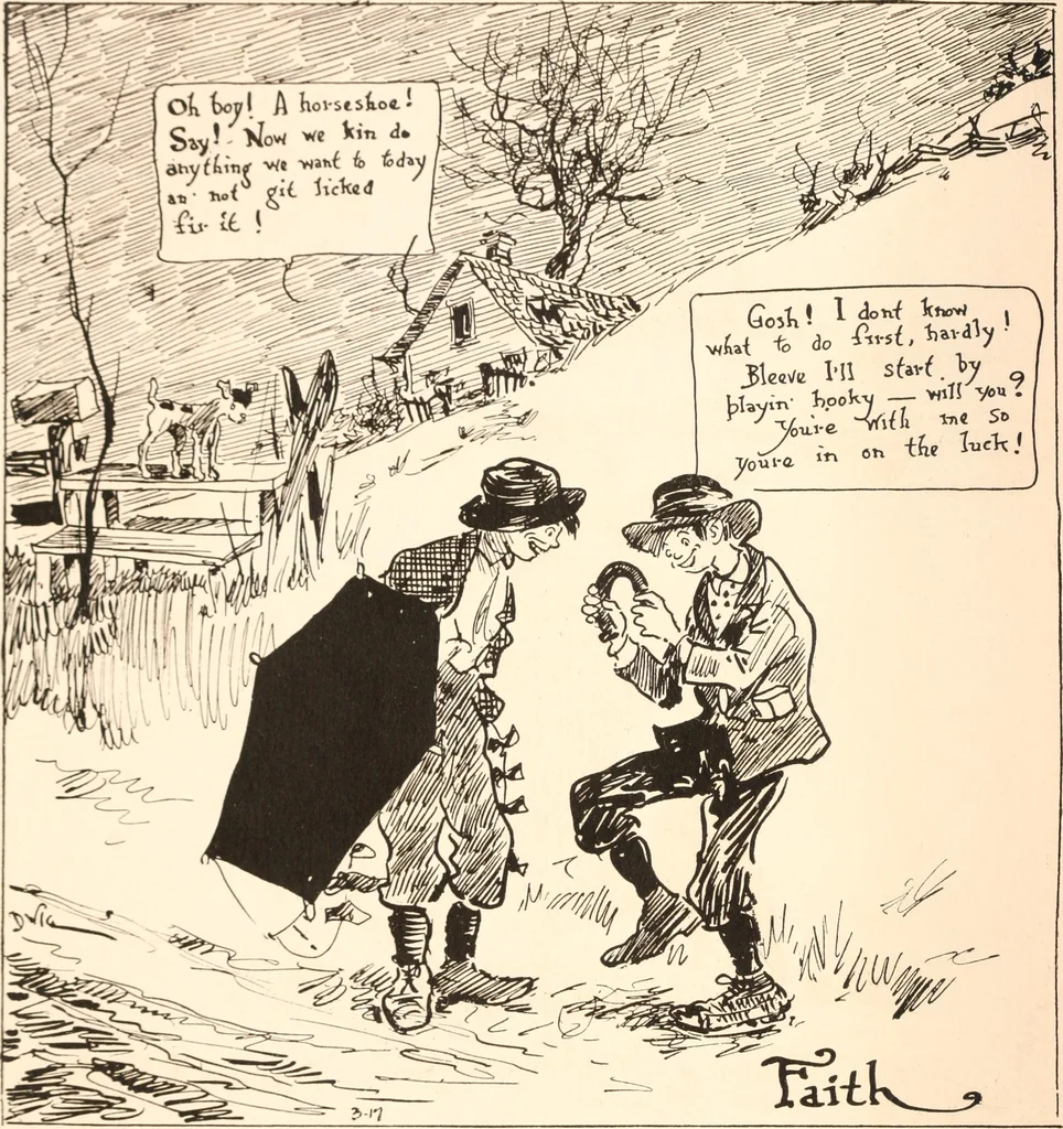 An illustration from School days, 1919, leaf 13