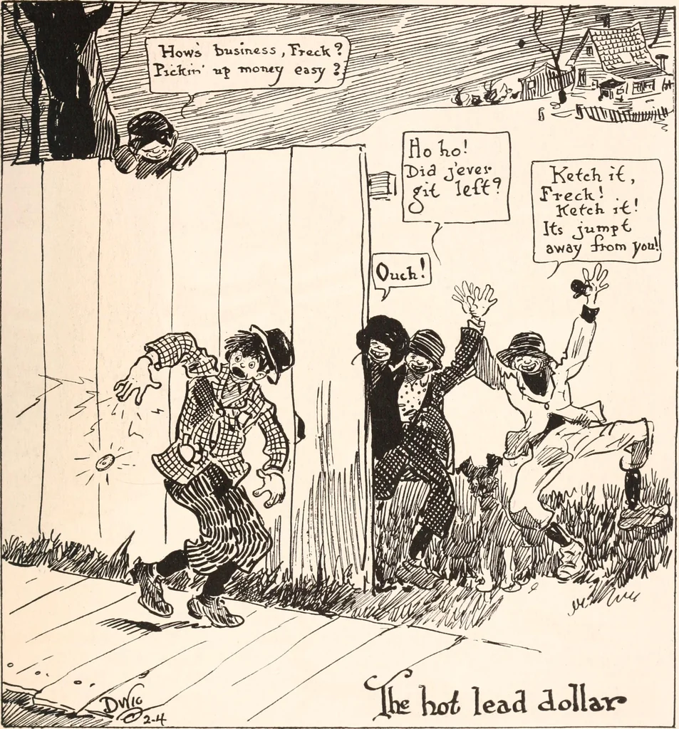 An illustration from School days, 1919, leaf 20