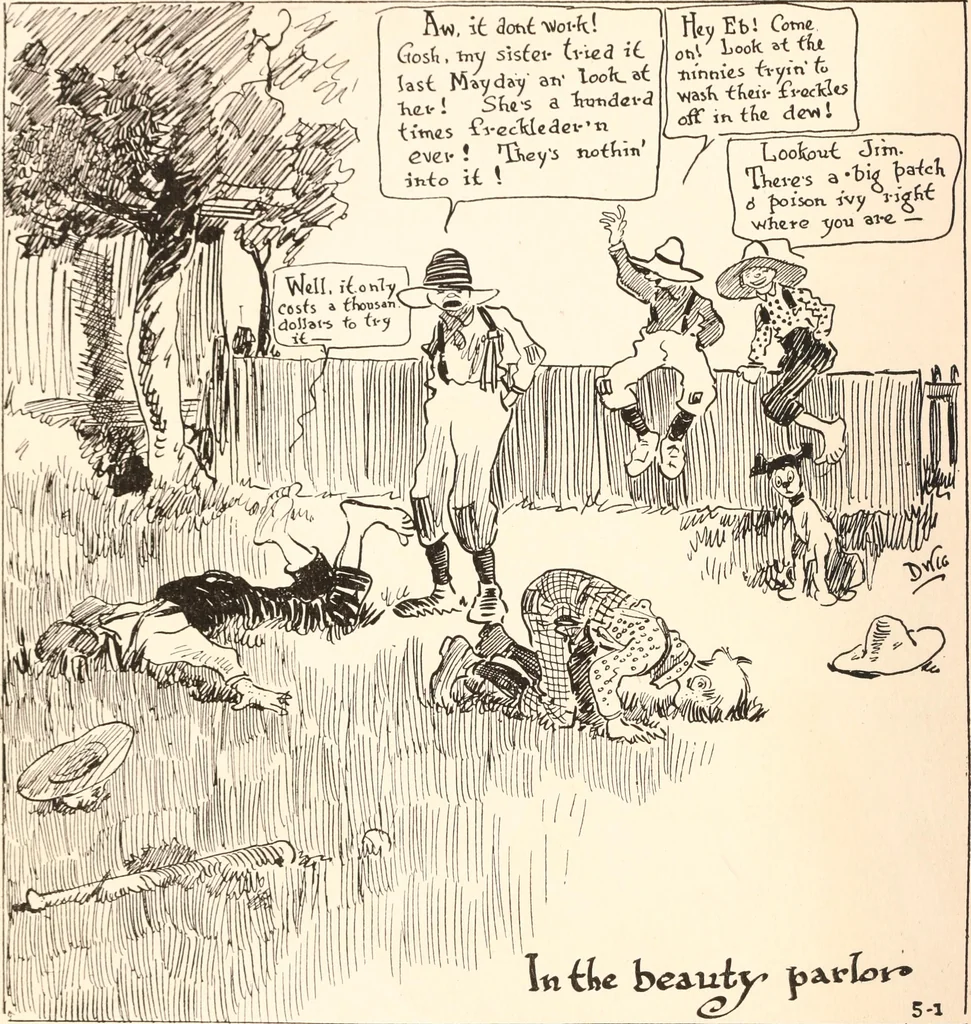 An illustration from School days, 1919, leaf 27
