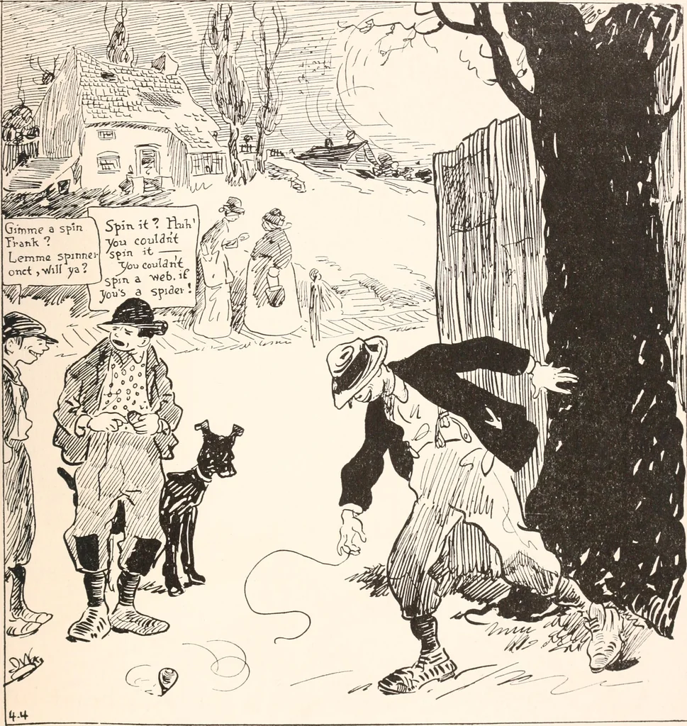 An illustration from School days, 1919, leaf 30