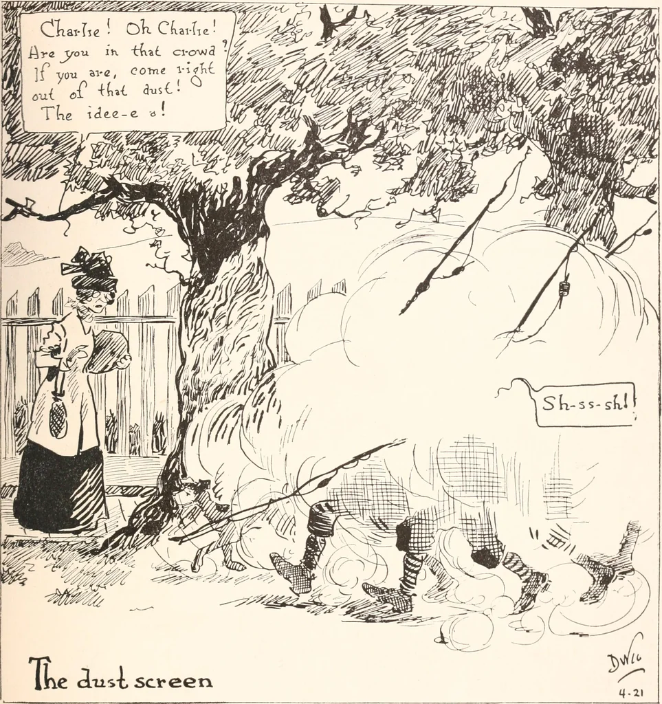 An illustration from School days, 1919, leaf 34