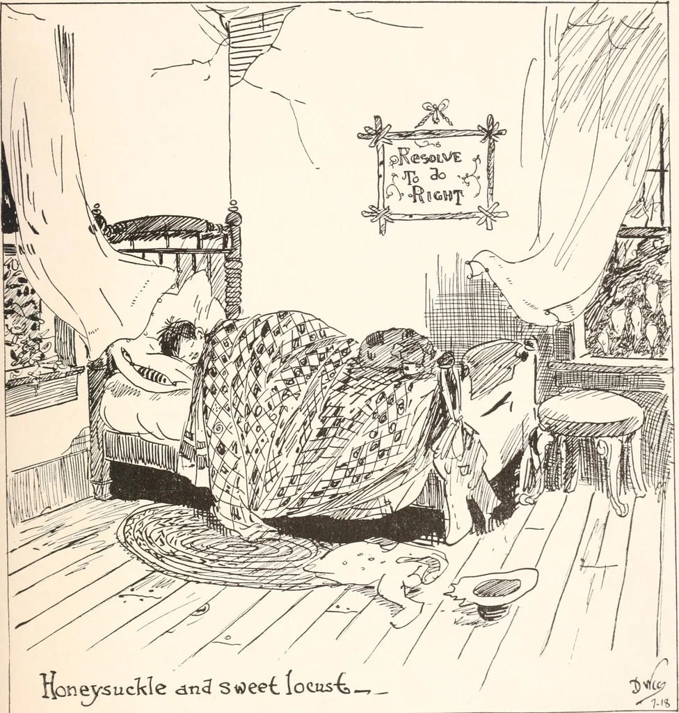 An illustration from School days, 1919, leaf 38