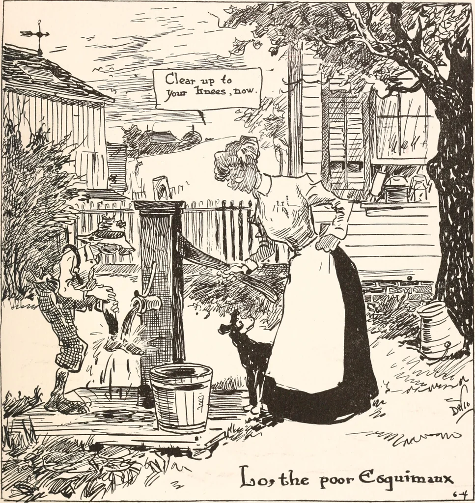 An illustration from School days, 1919, leaf 44