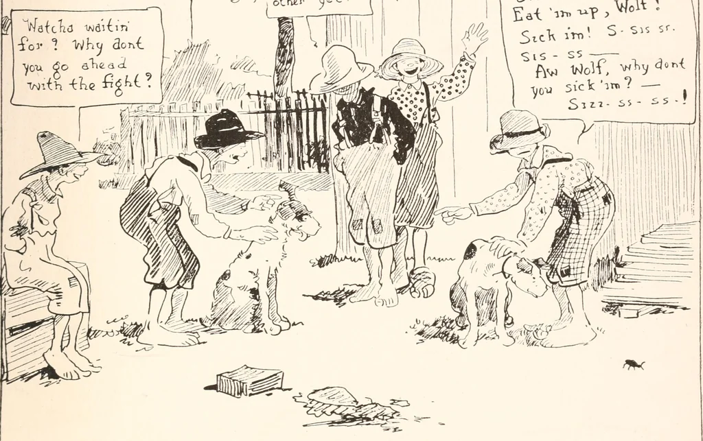 An illustration from School days, 1919, leaf 46