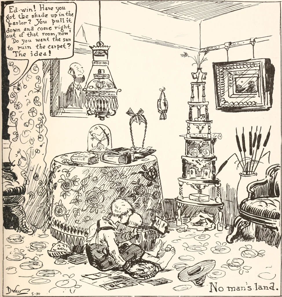 An illustration from School days, 1919, leaf 48
