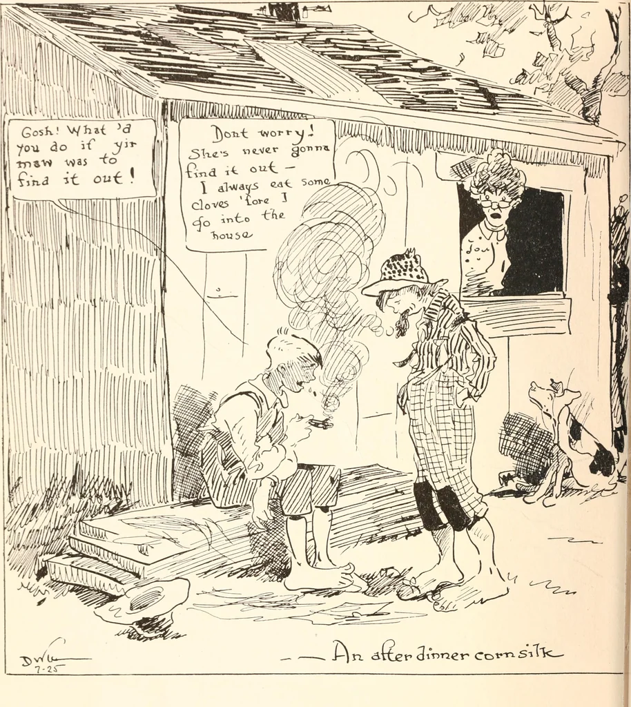 An illustration from School days, 1919, leaf 49