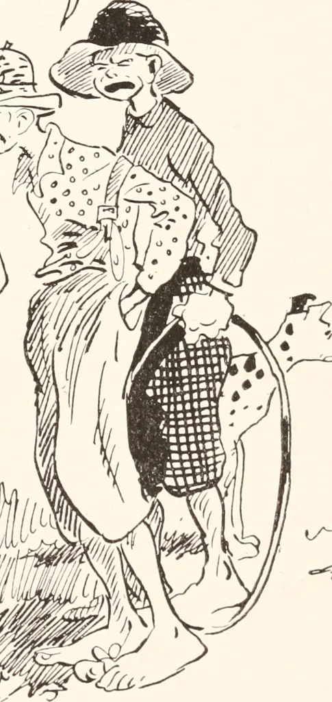 An illustration from School days, 1919, leaf 50
