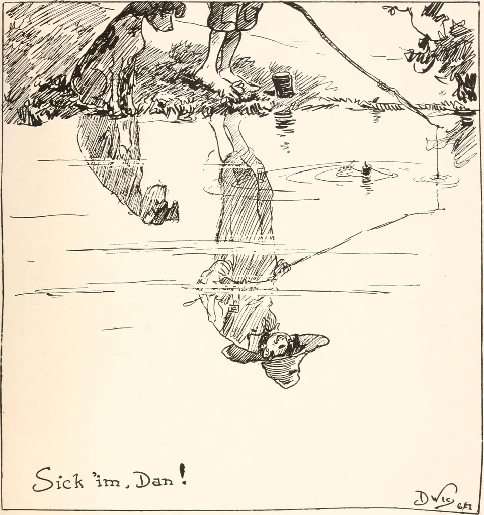 An illustration from School days, 1919, leaf 54