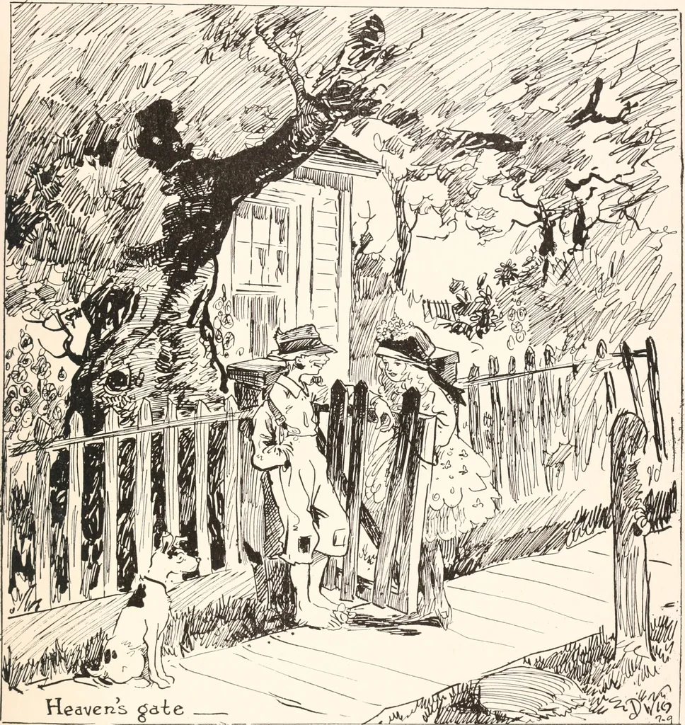 An illustration from School days, 1919, leaf 56