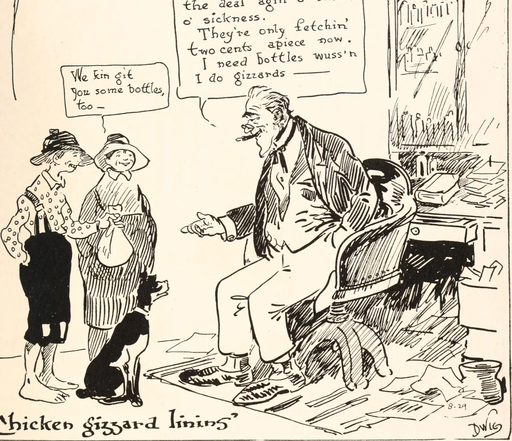An illustration from School days, 1919, leaf 60