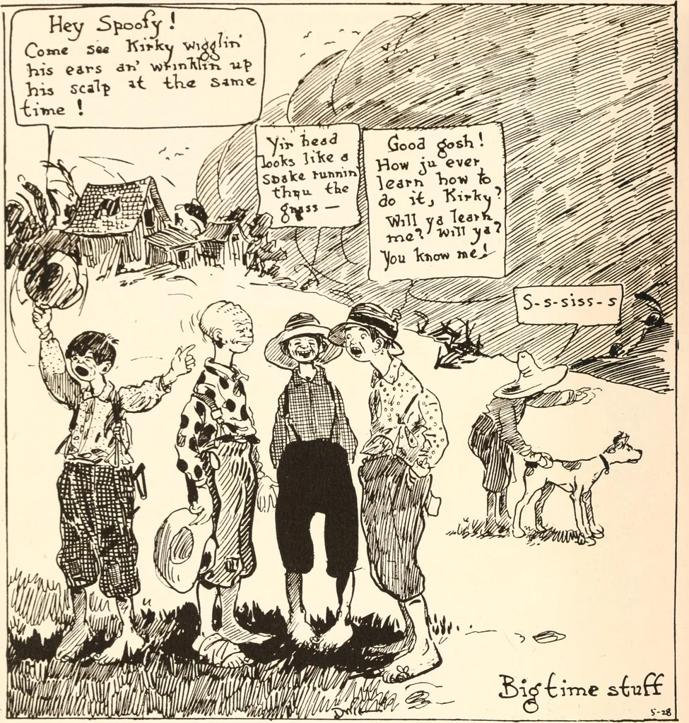 An illustration from School days, 1919, leaf 61