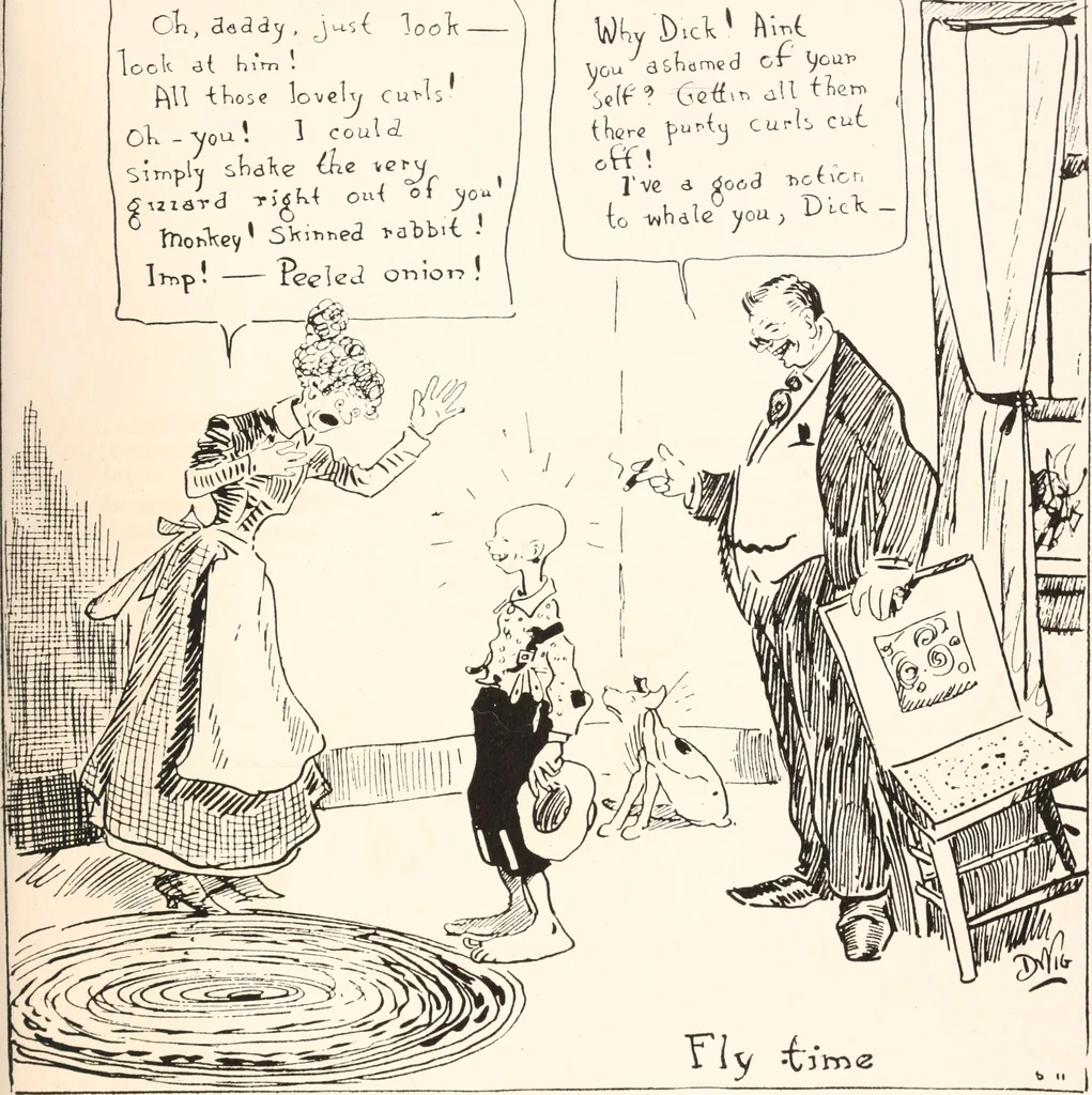 An illustration from School days, 1919, leaf 64