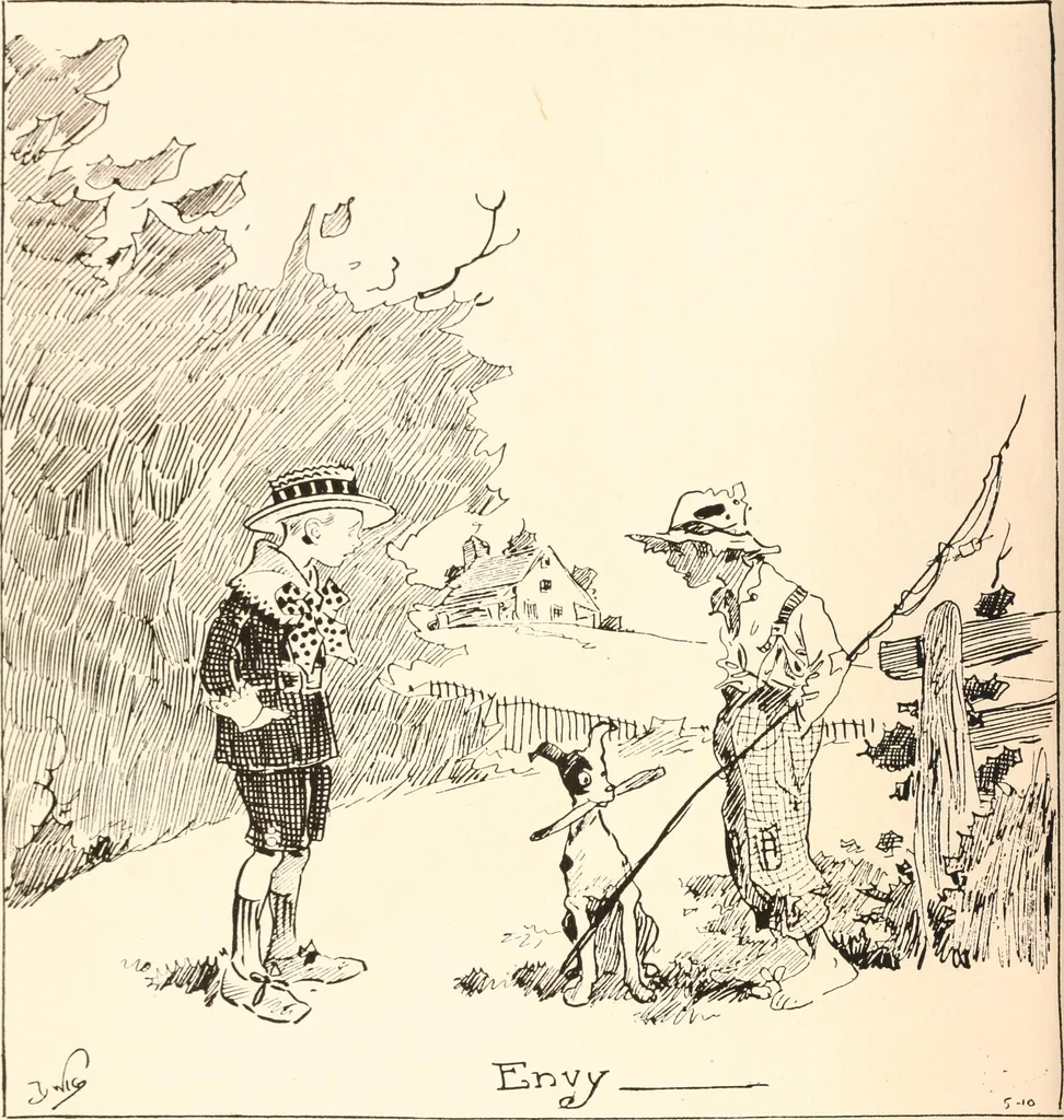 An illustration from School days, 1919, leaf 65