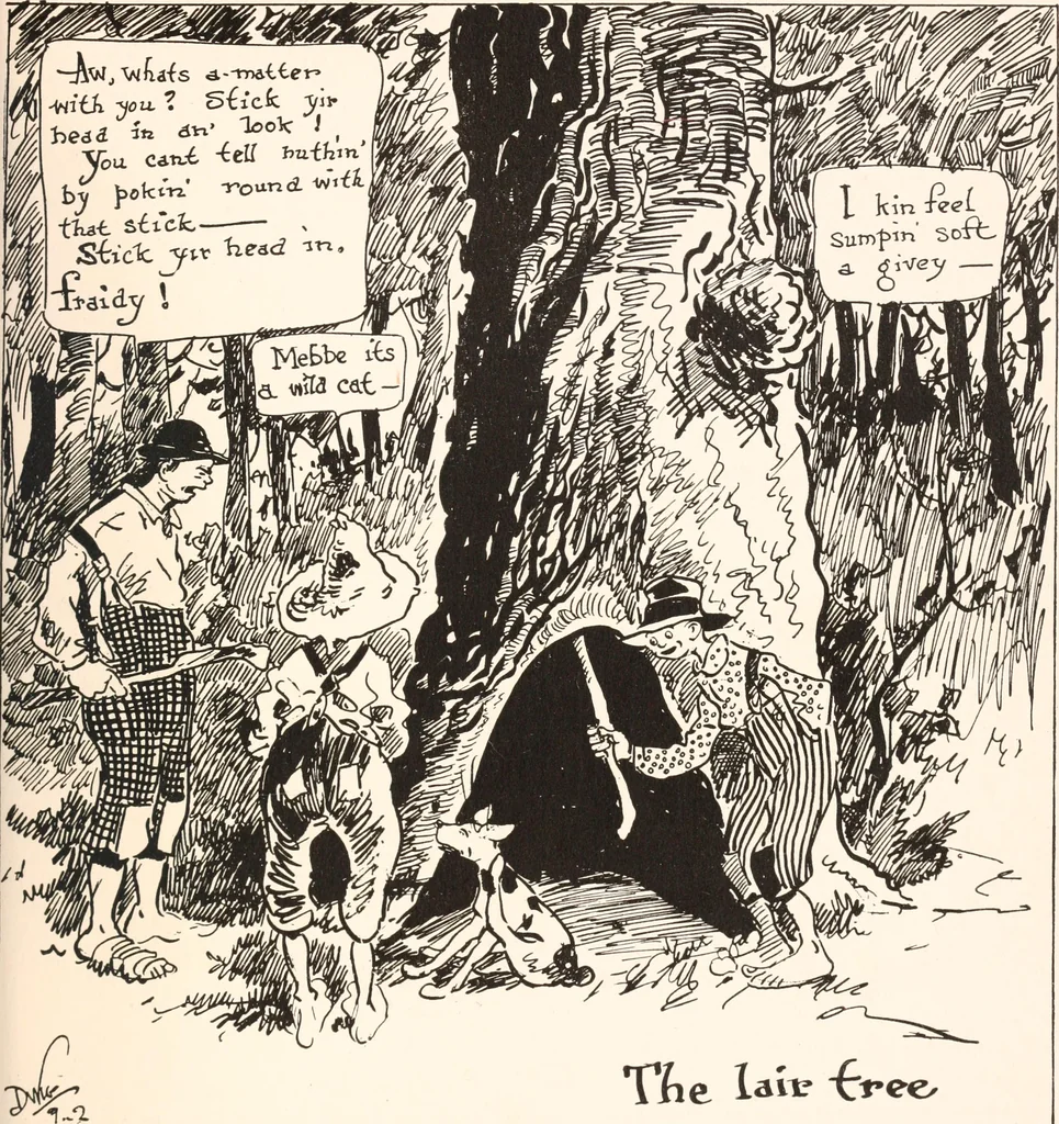 An illustration from School days, 1919, leaf 66