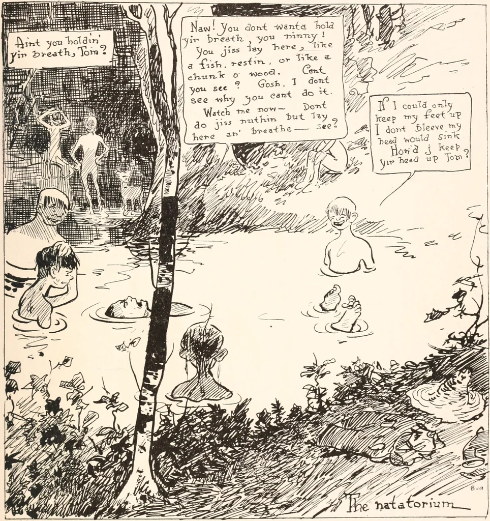 An illustration from School days, 1919, leaf 68