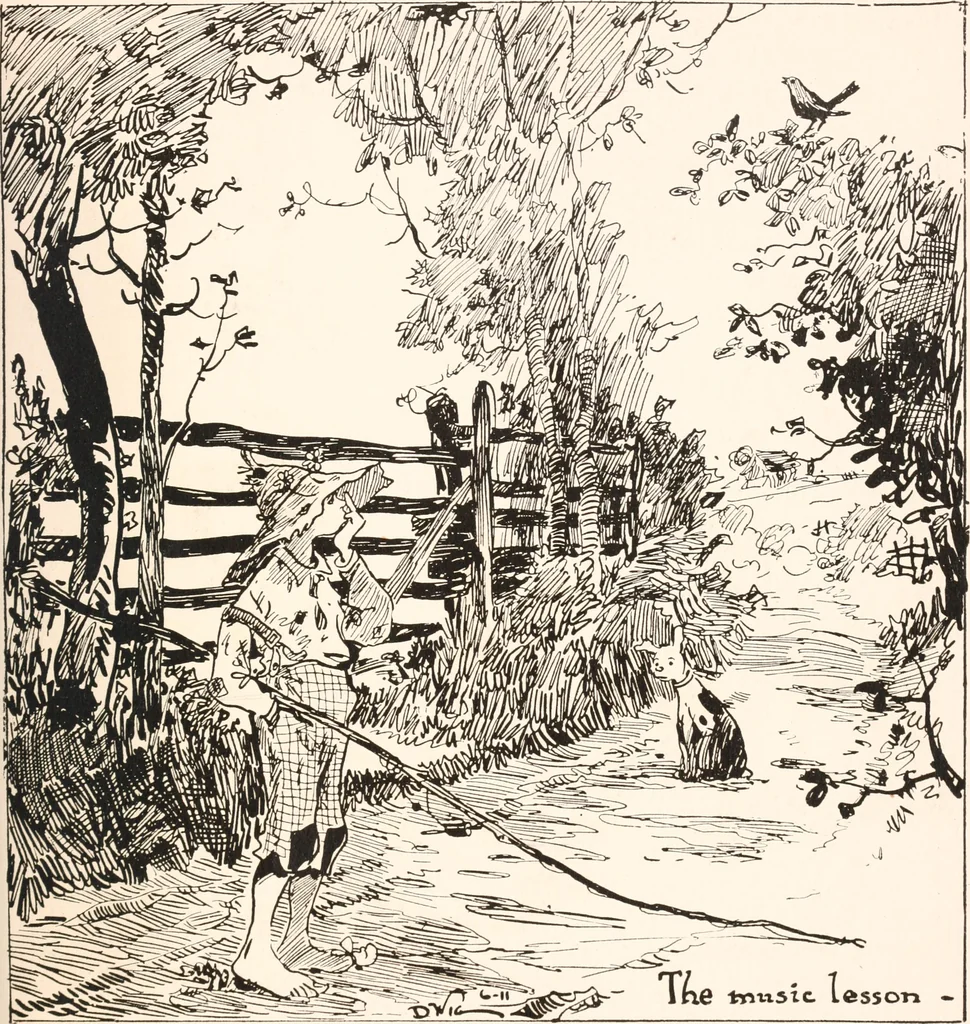 An illustration from School days, 1919, leaf 70