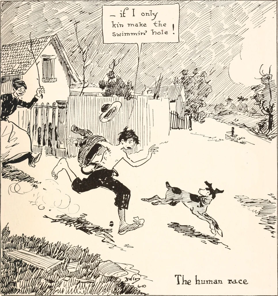 An illustration from School days, 1919, leaf 72
