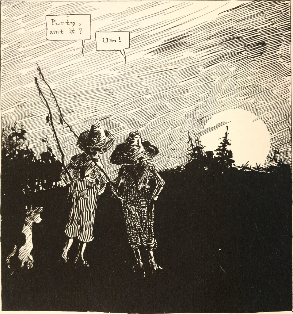 An illustration from School days, 1919, leaf 73