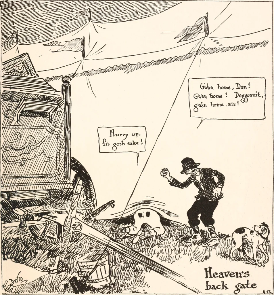 An illustration from School days, 1919, leaf 74