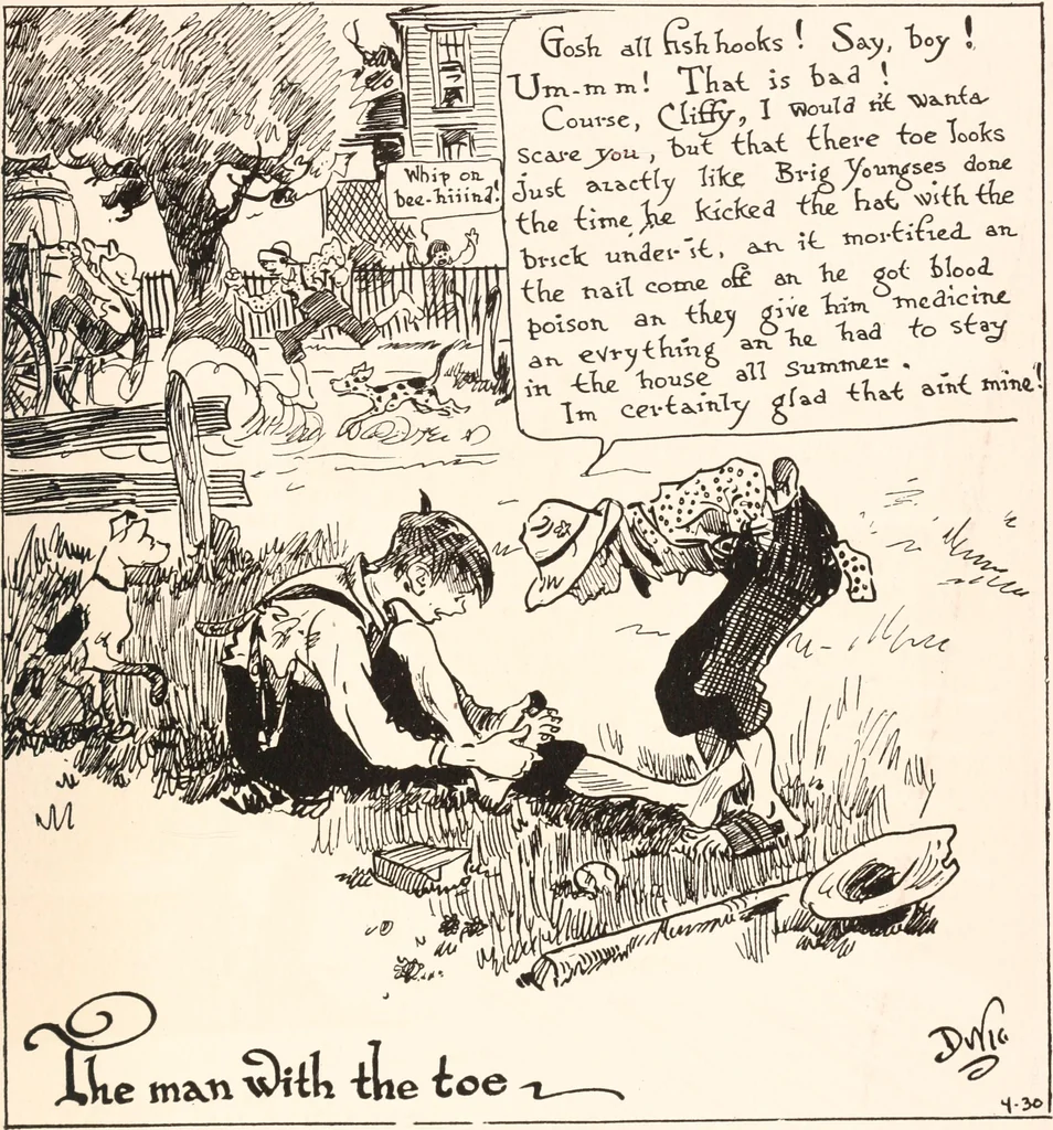 An illustration from School days, 1919, leaf 76