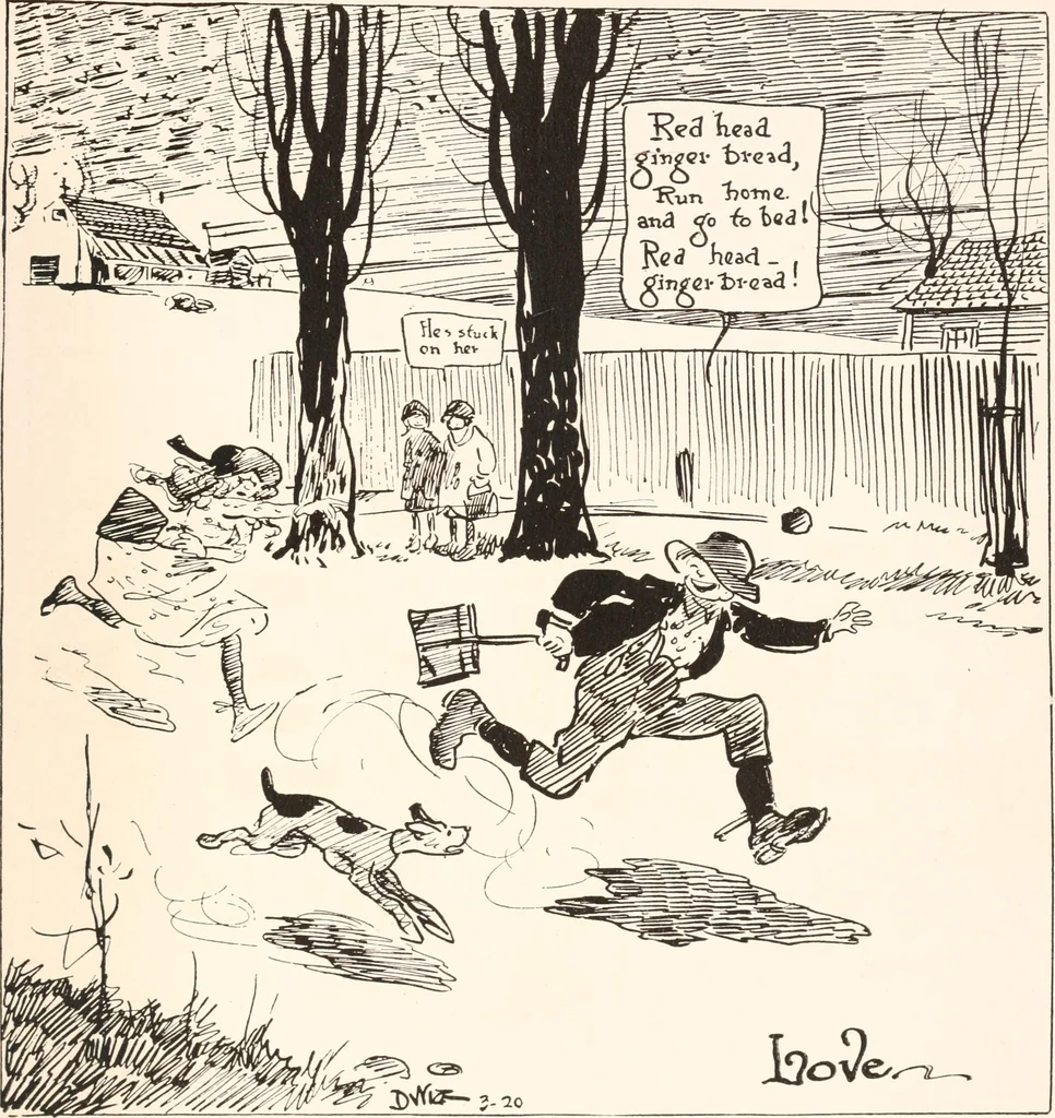 An illustration from School days, 1919, leaf 78